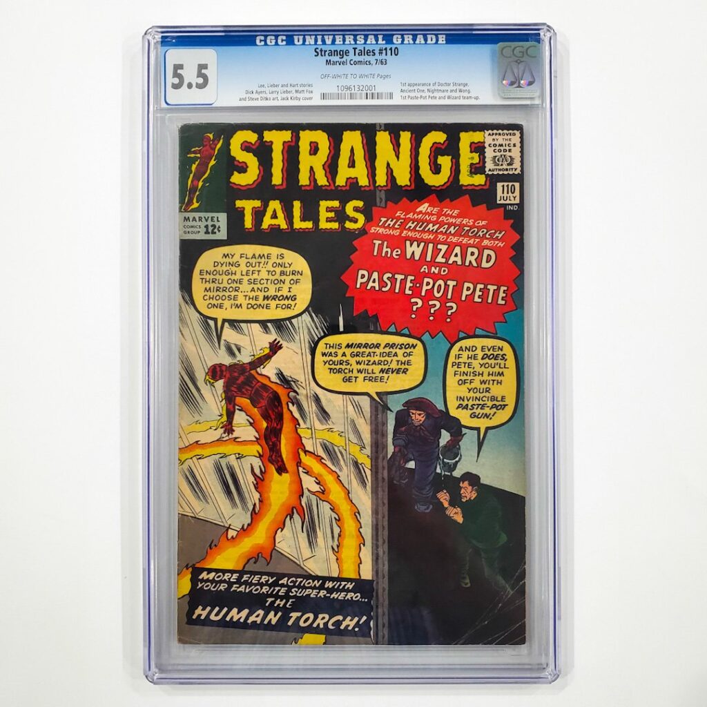 Strange Tales #110 CGC 5.5 FN-1st Appearance of Doctor Strange