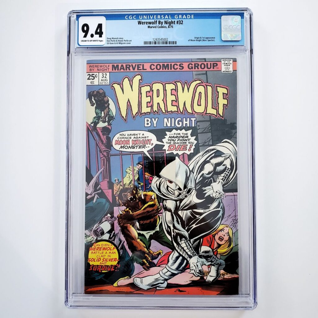 Werewolf By Night #32 CGC 9.4 NM Origin & 1st Appearance of Moon Knight